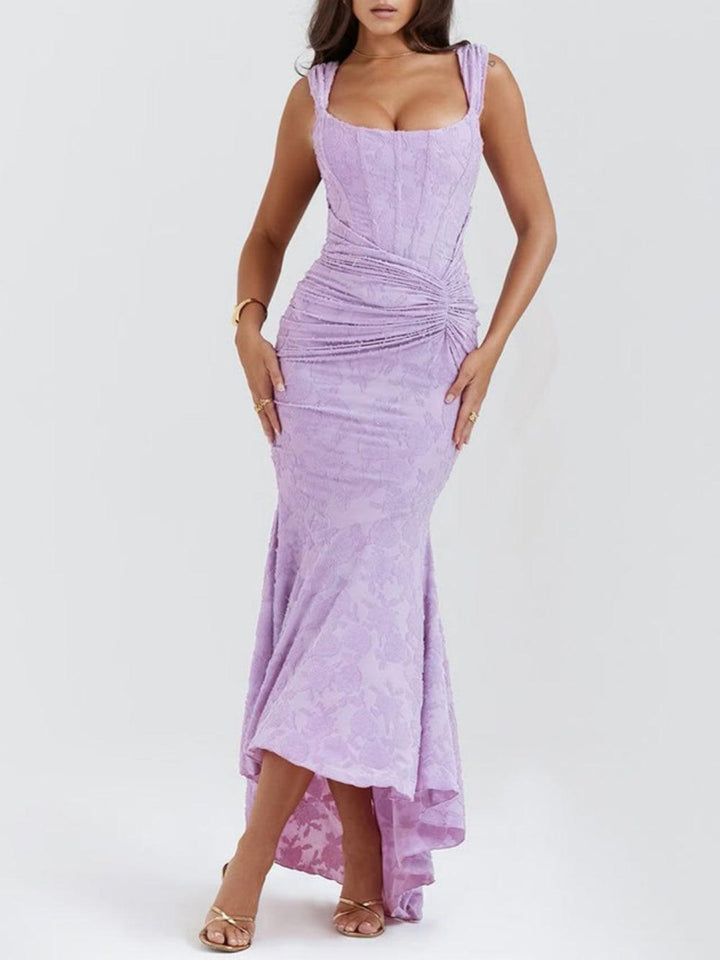 Summer | Lace Fishtail Midi Dress for Women