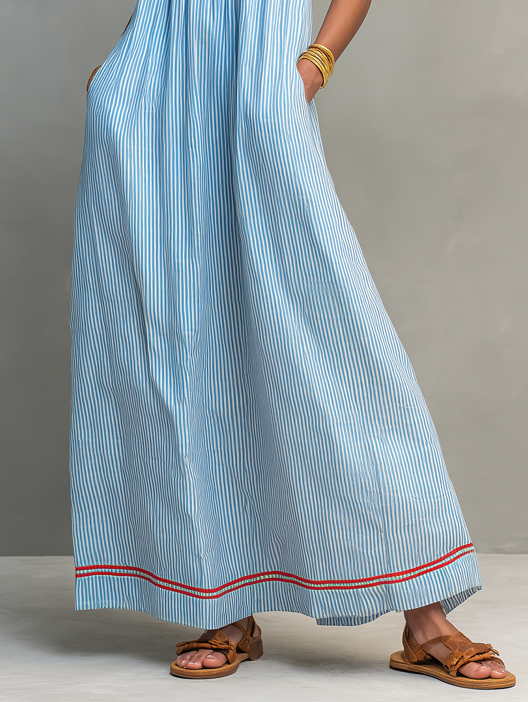 Hannah | Striped Maxi Dress for Women