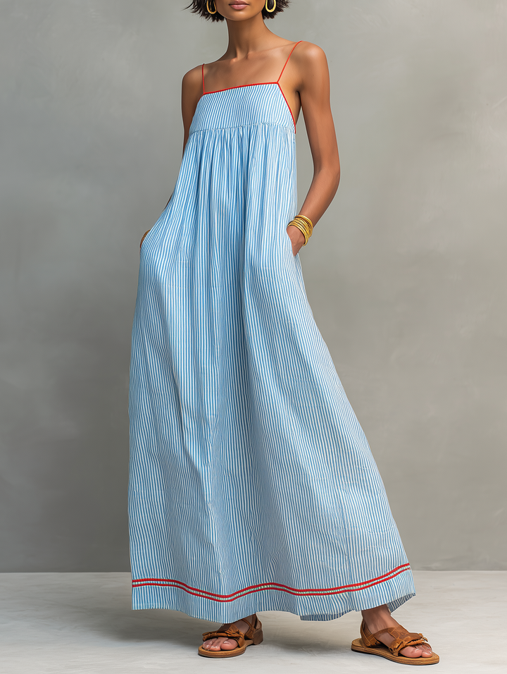 Hannah | Striped Maxi Dress for Women