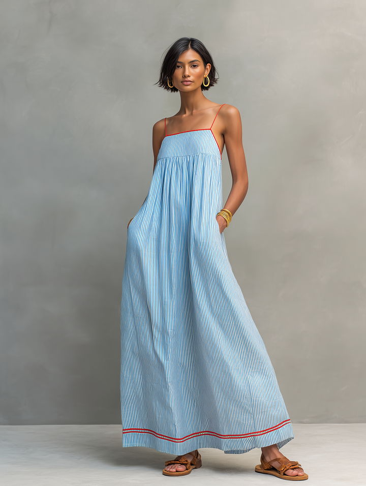 Hannah | Striped Maxi Dress for Women