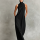 Chrissy | High-Neck Pocket Maxi Dress