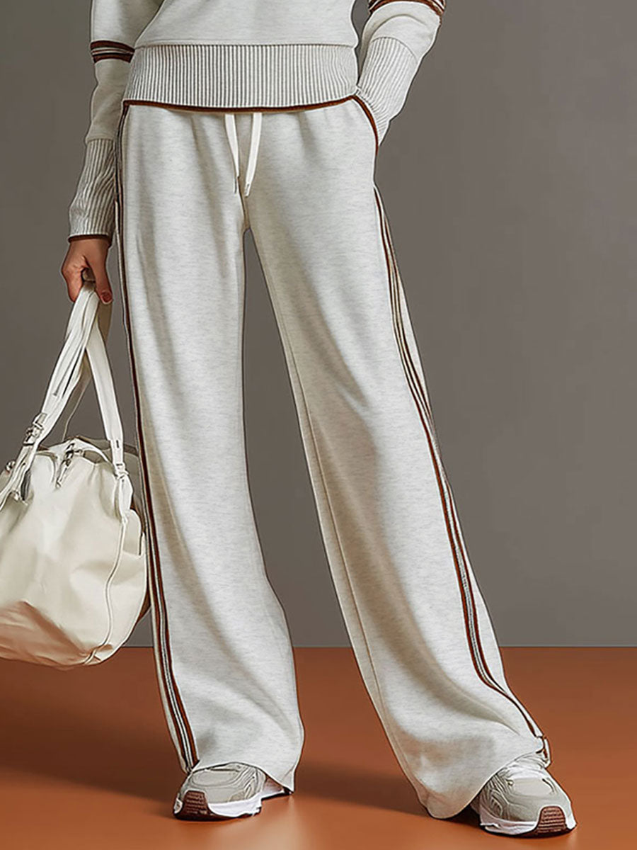 Christine blouse and wide-leg pants set by Bennett and Lowe, featuring a stylish, coordinated outfit with a chic, modern design.