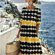 Harper™ | Retro Dot Summer Midi Dress