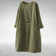 Maura | Relaxed Round-Neck Pocket Dress