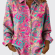 Joanna | Paisley Print Button-Up Blouse for Women