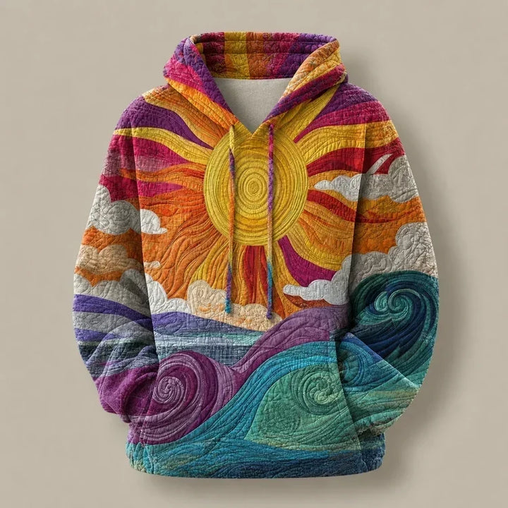 Auralei | Sunburst Print Hoodie