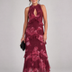Ciol | Floral Halter Neck Midi Dress