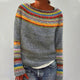 Cassandra | Rainbow Yoke Patterned Sweater