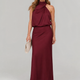 Nopal | Sleeveless Draped Neck Midi Dress