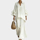 Ariela | Oversized Top and Wide-Leg Pants Two-Piece Set for Women