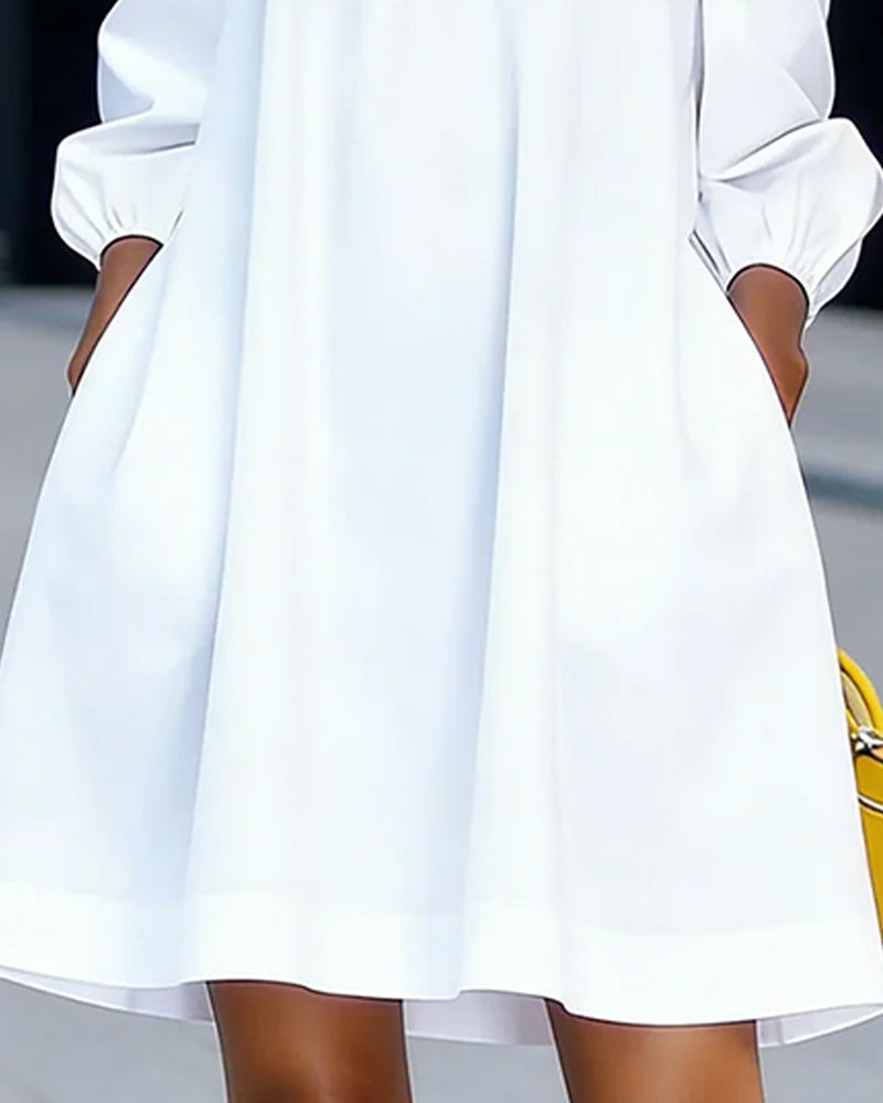 Rhoda™ off-shoulder floral appliqué dress by Bennett and Lowe, featuring a flowy fabric and elegant floral details.