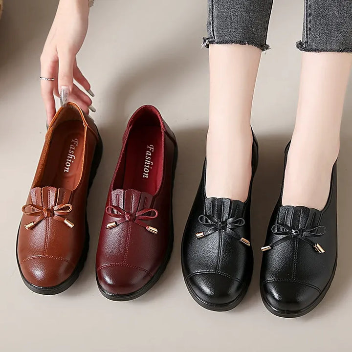 Bettina | Bow Fringe Slip-On Loafer