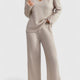 Addison | V-Neck Knit Sweater and Wide-Leg Pants Two-Piece Set for Women