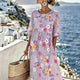 Amelia™ - Elegant Floral Summer Midi Dress