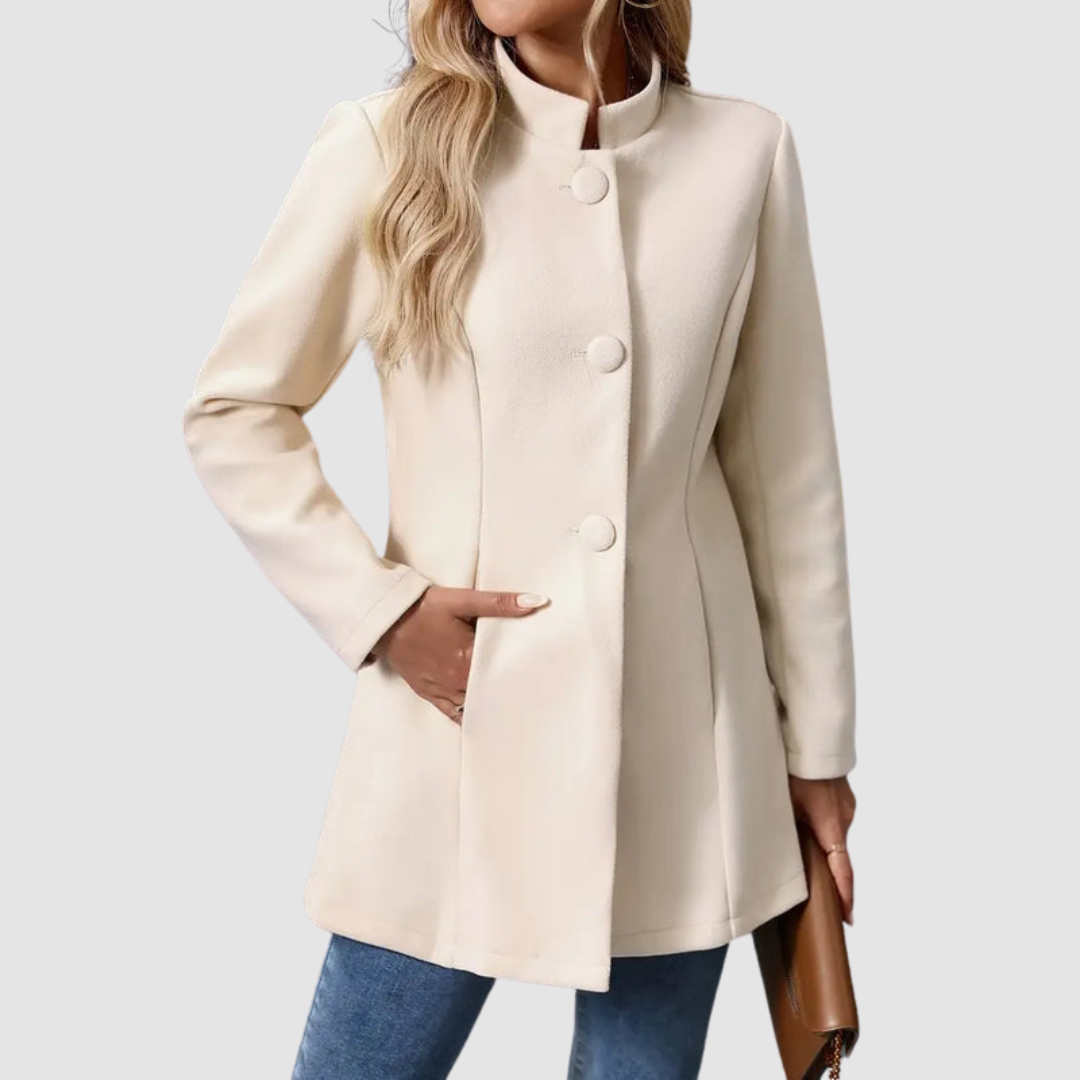 Modique™ - Elegant & Timeless Coat with Stand-Up Collar