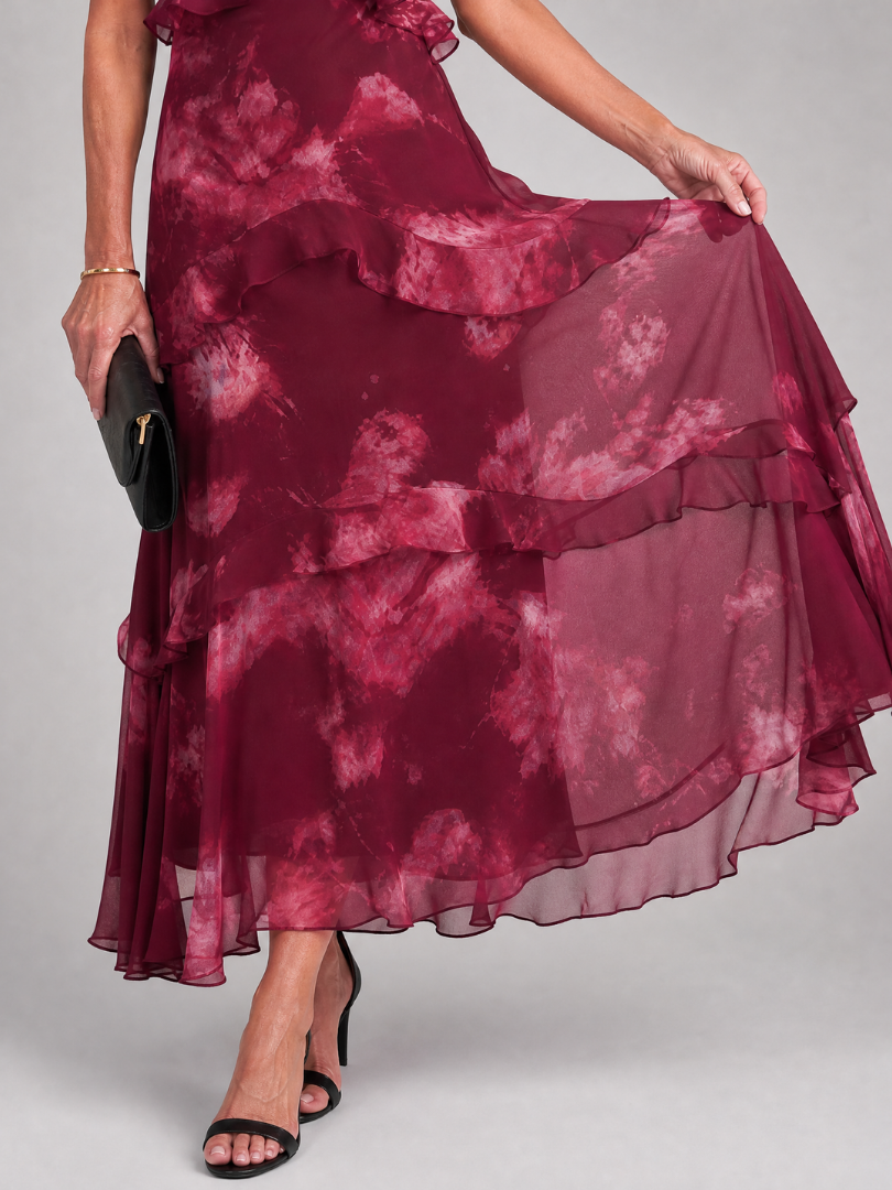 Ciol | Floral Halter Neck Midi Dress