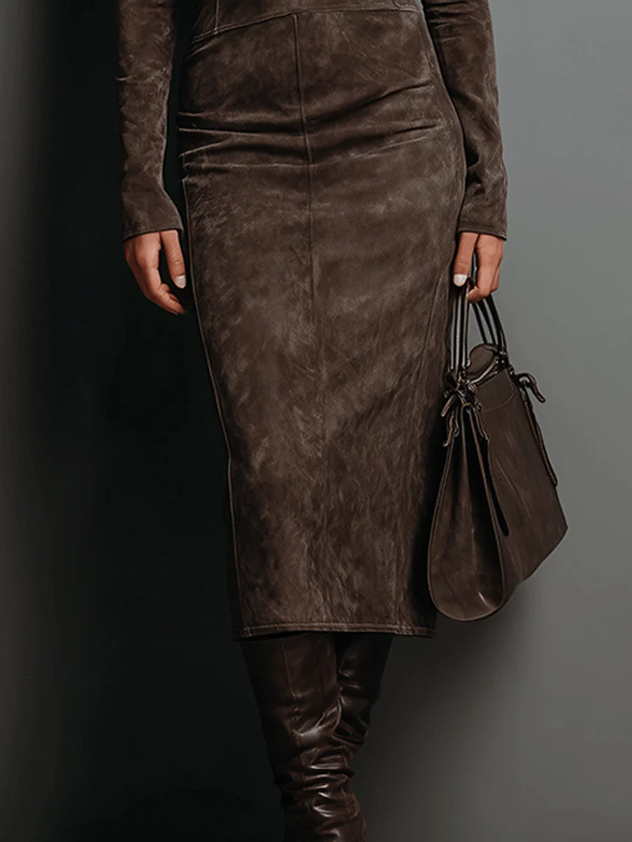 Felicity | Long-Sleeve Midi Dress
