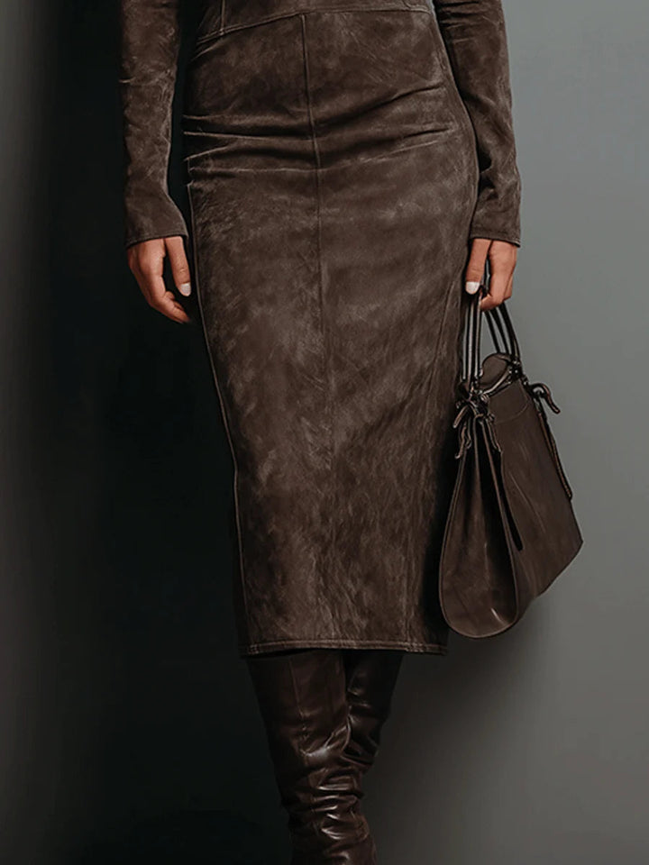 Felicity | Long-Sleeve Midi Dress