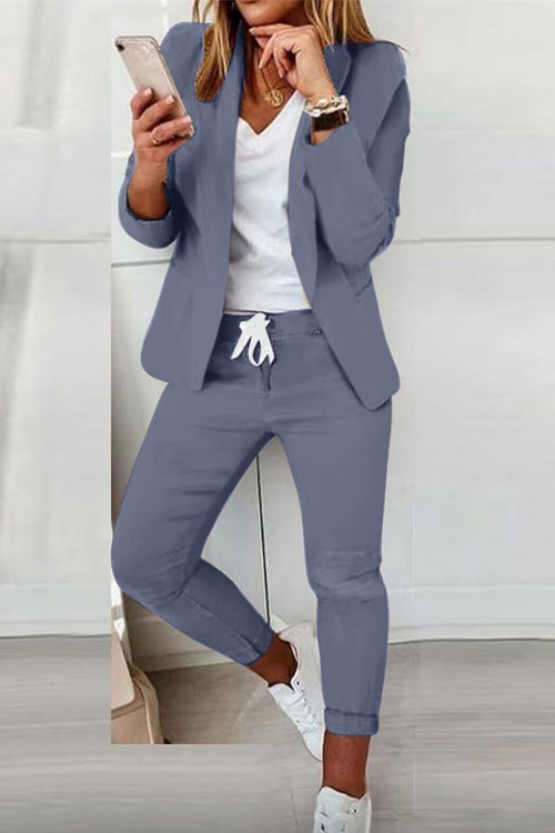 Jessica relaxed everyday pants set by Bennett and Lowe, featuring comfortable matching top and pants in soft, casual fabric.