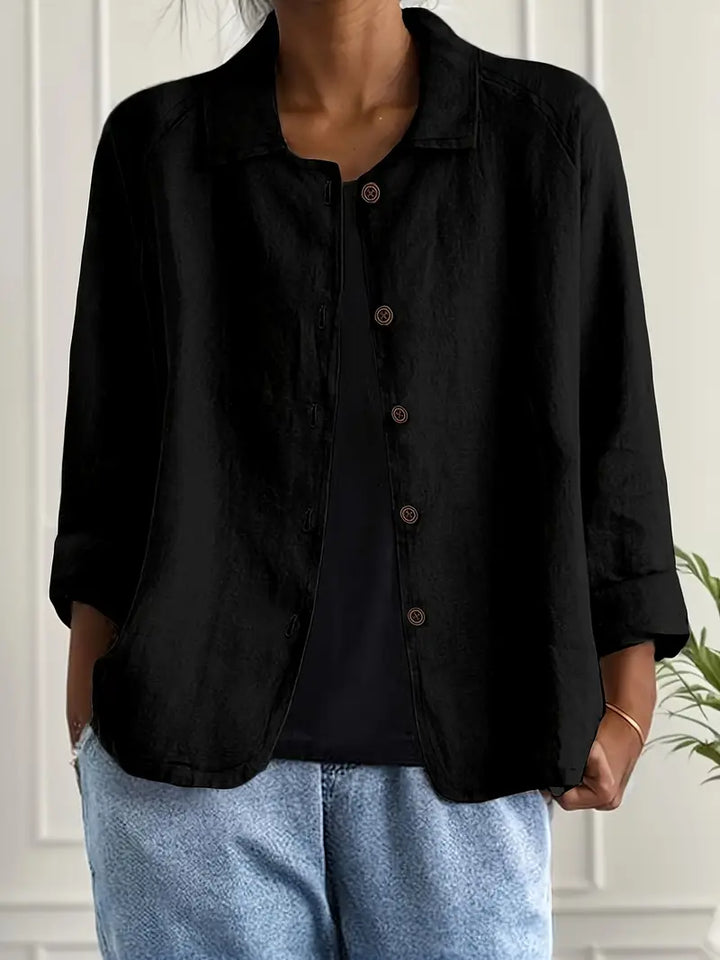 Marilla | Lightweight Button-Front Shirt Cardigan for Women