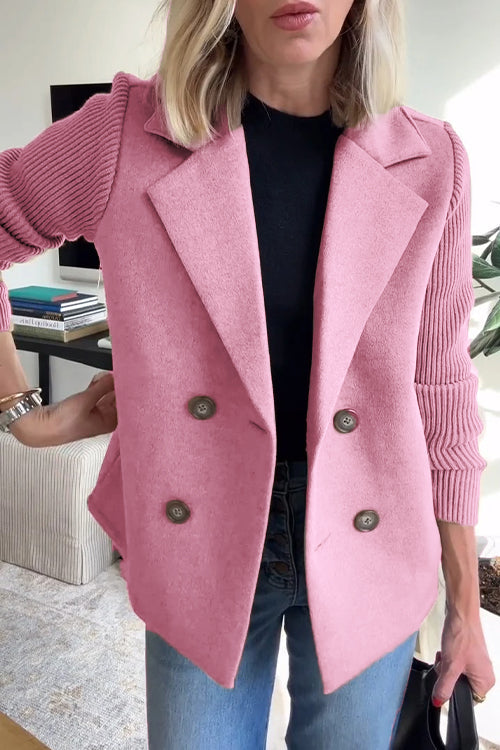 Beth relaxed casual blazer by Bennett and Lowe, shown in a stylish, tailored fit with lapels and button closure.