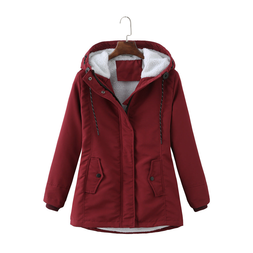 Marissa | Hooded Mid Length Coat
