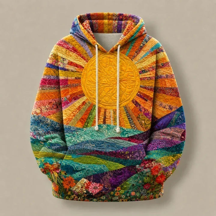 Ryleth | Sunburst Print Hoodie