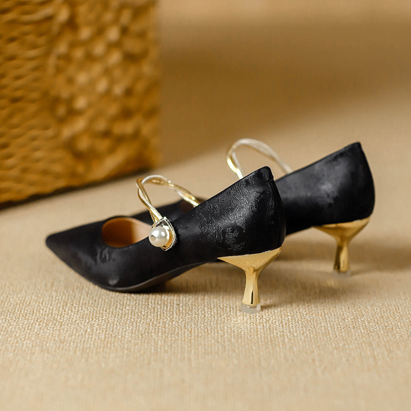 Kristen | Ankle-Strap Block Heels