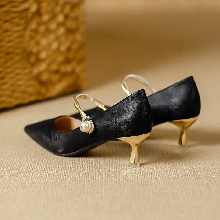 Kristen | Ankle-Strap Block Heels