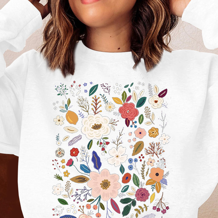 Georgia | Wildflower-Print Sweatshirt