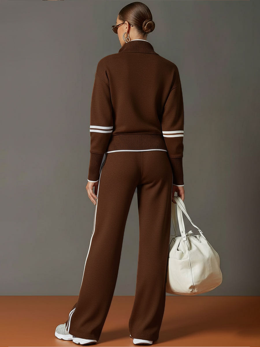Christine blouse and wide-leg pants set by Bennett and Lowe, featuring a stylish coordinated outfit for casual or professional wear.