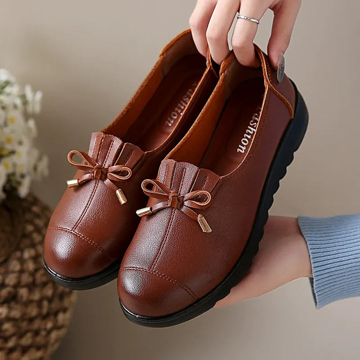 Bettina | Bow Fringe Slip-On Loafer