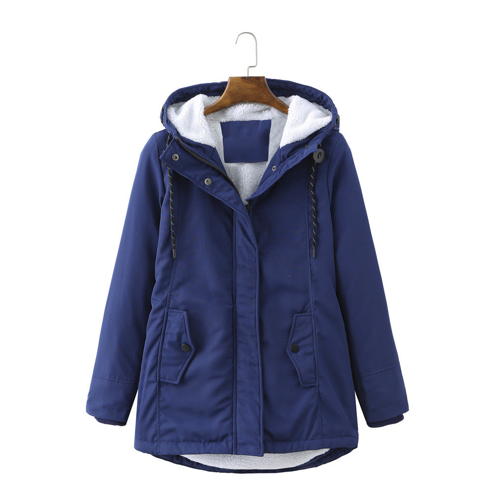 Marissa | Hooded Mid Length Coat