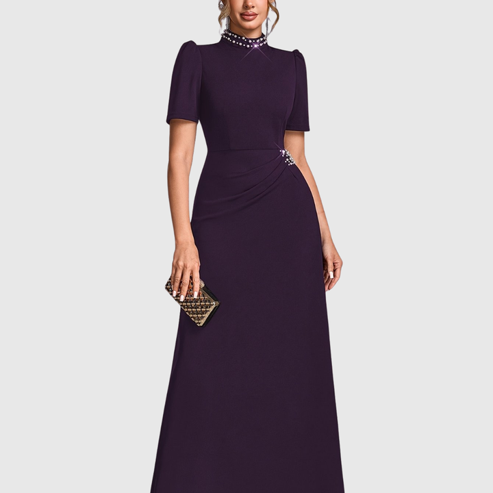 Kiara | Sleeveless Bridesmaid Evening Maxi Dress for Women