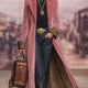 Madison | Velvet Longline Tailored Coat for Women