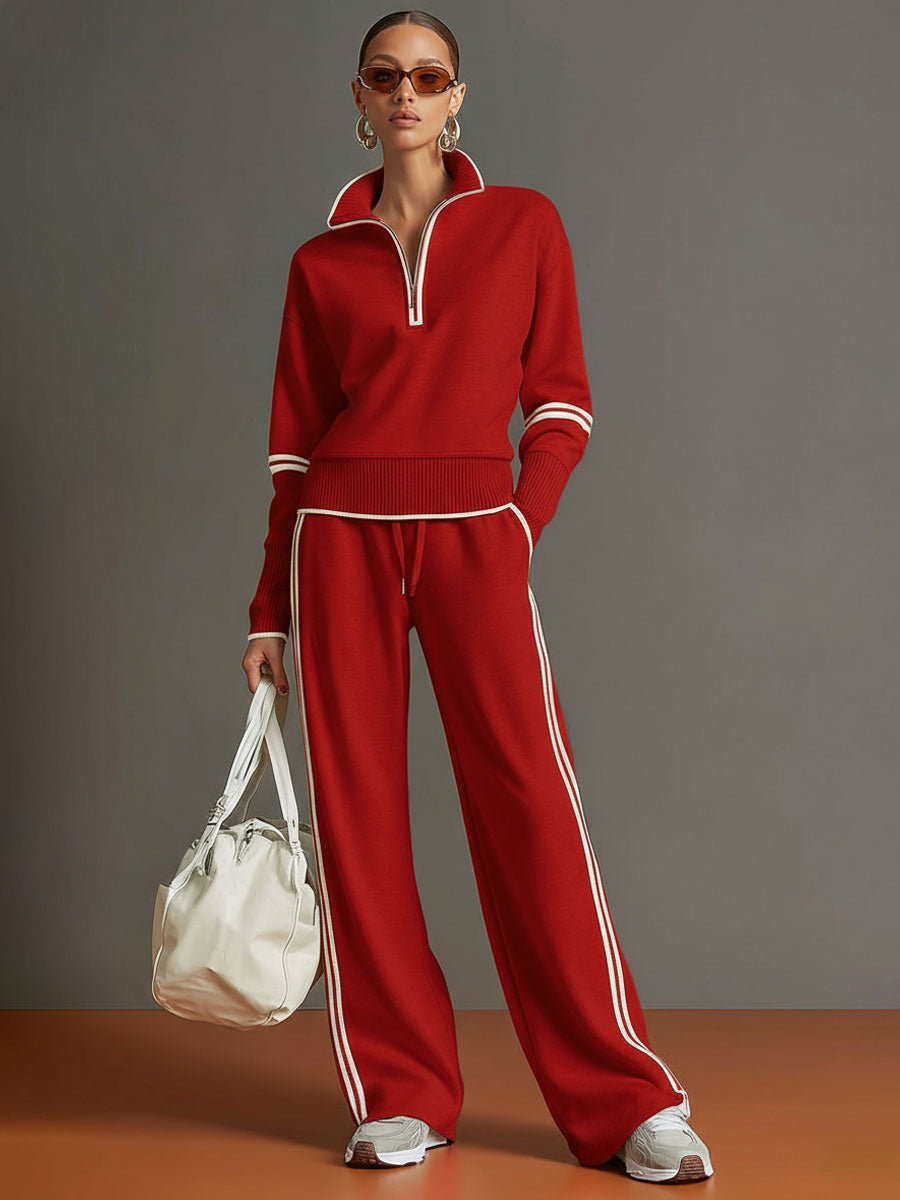 Christine blouse and wide-leg pants set by Bennett and Lowe, featuring a stylish matching top and pants ensemble.