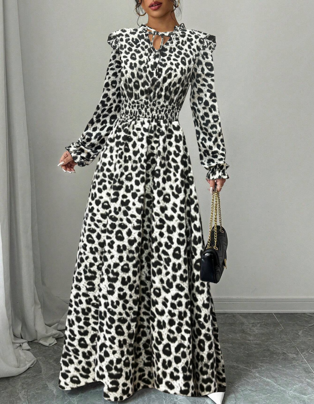 Lindsey | Romantic Long-Sleeve Maxi Dress for Women