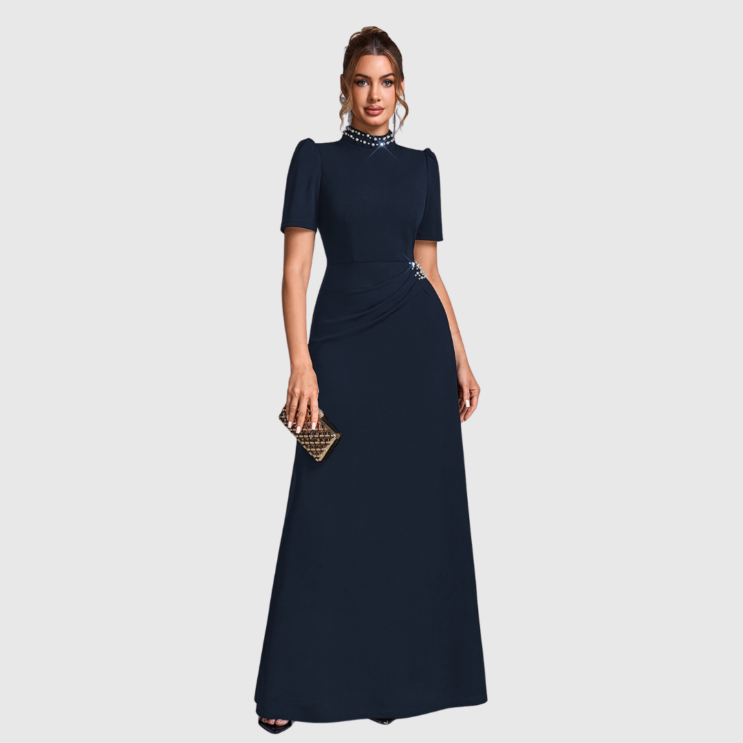 Kiara | Sleeveless Bridesmaid Evening Maxi Dress for Women