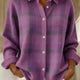 Rebecca | Relaxed-Fit Checked Cardigan for Women