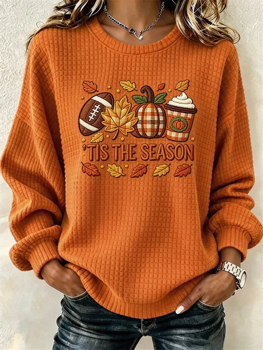Maple | Fall Graphic Crew Neck Sweatshirt