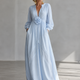 Marielle | 3D Floral High-Waist Maxi