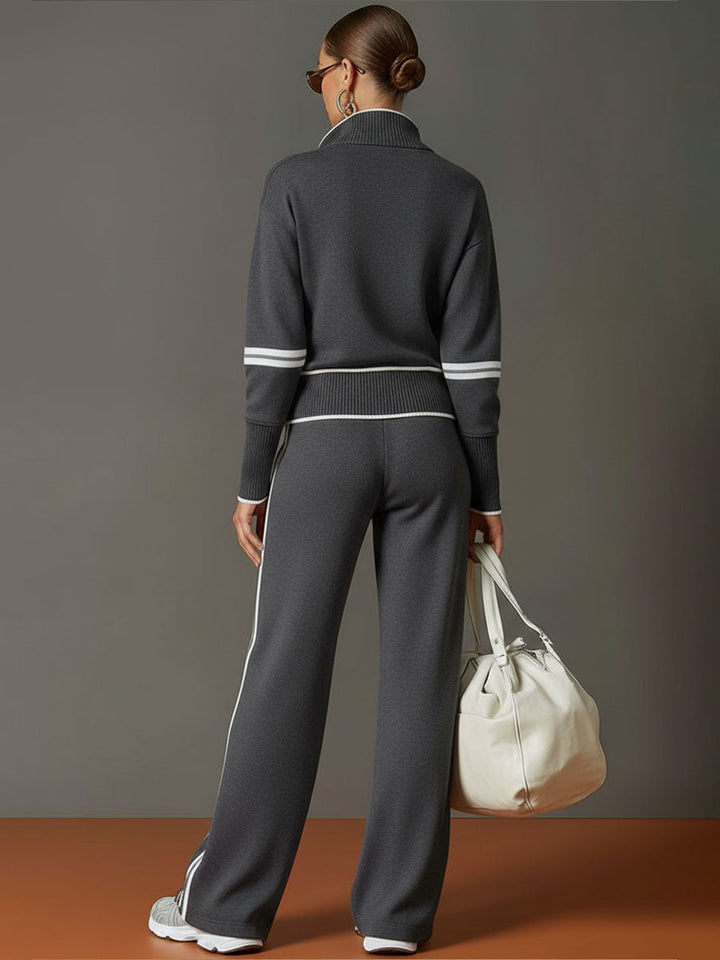 Christine blouse and wide-leg pants set by Bennett and Lowe, featuring a stylish matching top and flowing pants.