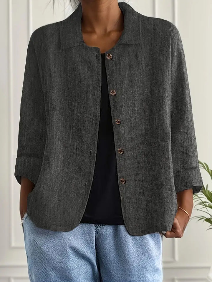 Marilla | Lightweight Button-Front Shirt Cardigan for Women
