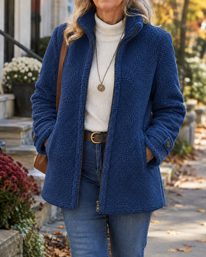 Bennett and Lowe Chelsea stand-collar textured jacket featuring a stylish design and tailored fit, shown in the product image.