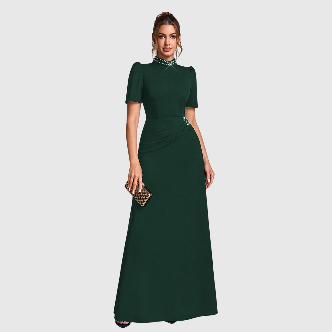 Kiara | Sleeveless Bridesmaid Evening Maxi Dress for Women