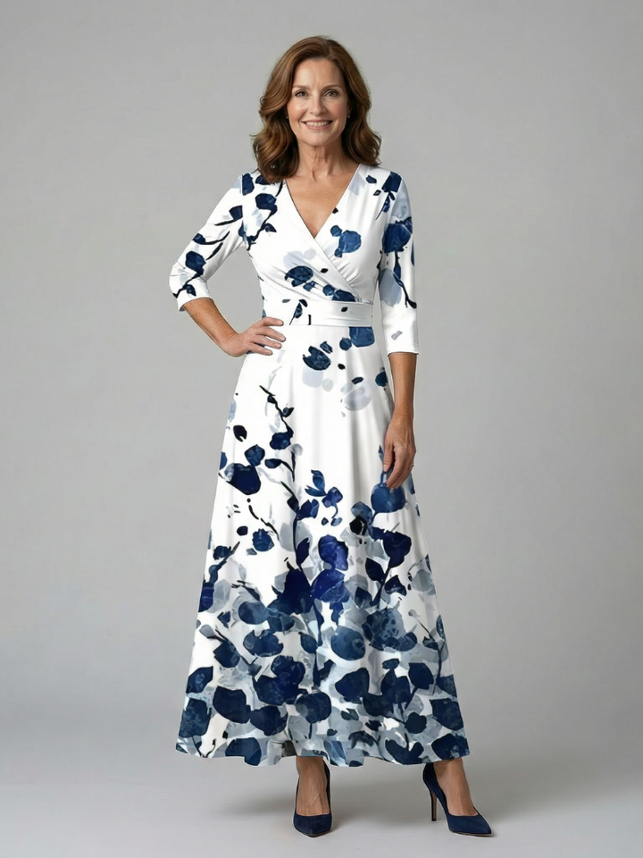 Taylor | Floral Wrap Maxi Dress for Women