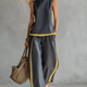 Aurora Linen Two-Piece Set
