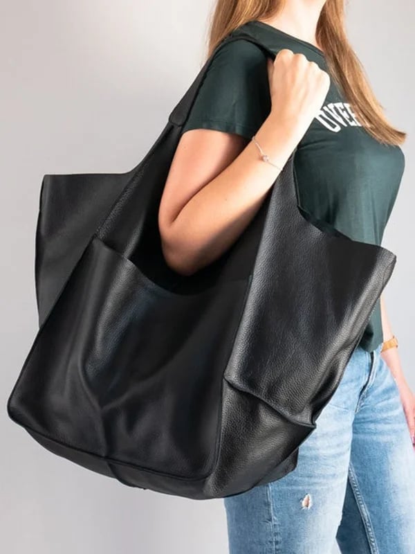 Bennett and Lowe Ruth pebbled leather tote bag with adjustable strap, showcasing its stylish design and textured leather surface.