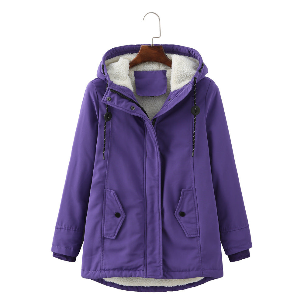 Marissa | Hooded Mid Length Coat