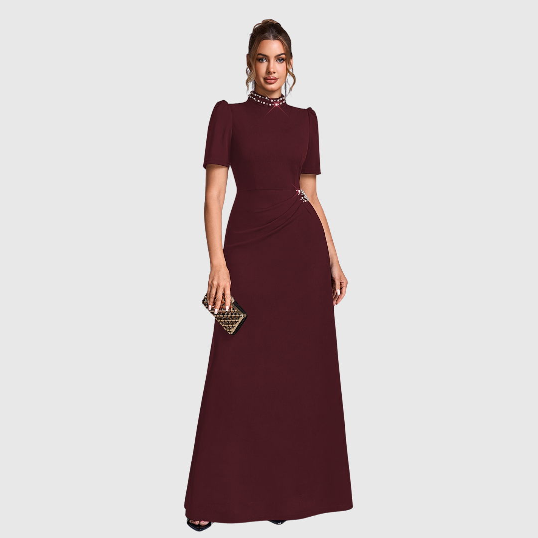 Kiara | Sleeveless Bridesmaid Evening Maxi Dress for Women